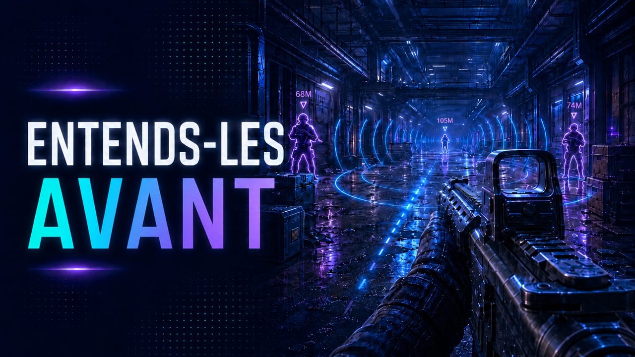 SENSOBOOST : entends-les avant avec un audio tactique pour mieux repérer les pas, recharges et pushes ennemis